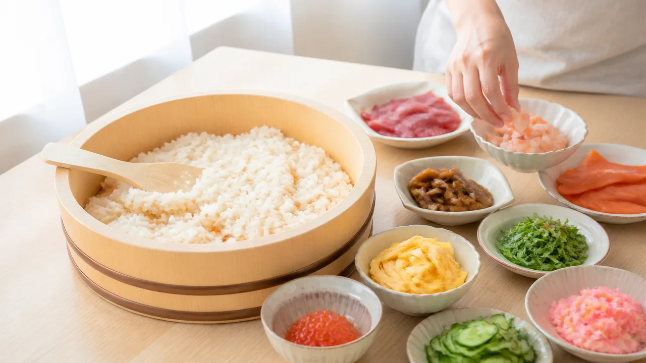 ちらし寿司はいつ作る?具はいつ入れるか手順とタイミングを解説