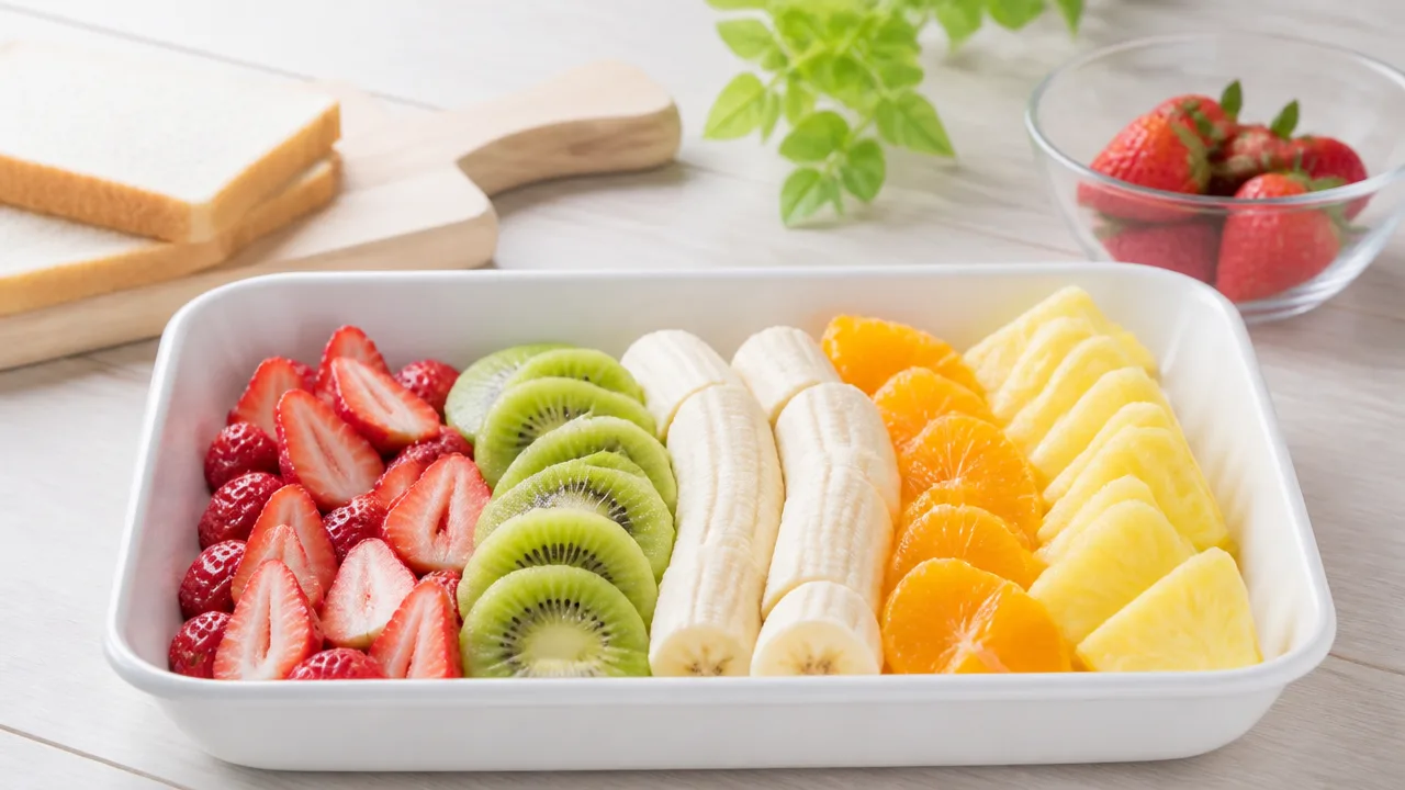 フルーツサンドの食パンは何枚切りがいい？選び方と作り方のコツ
