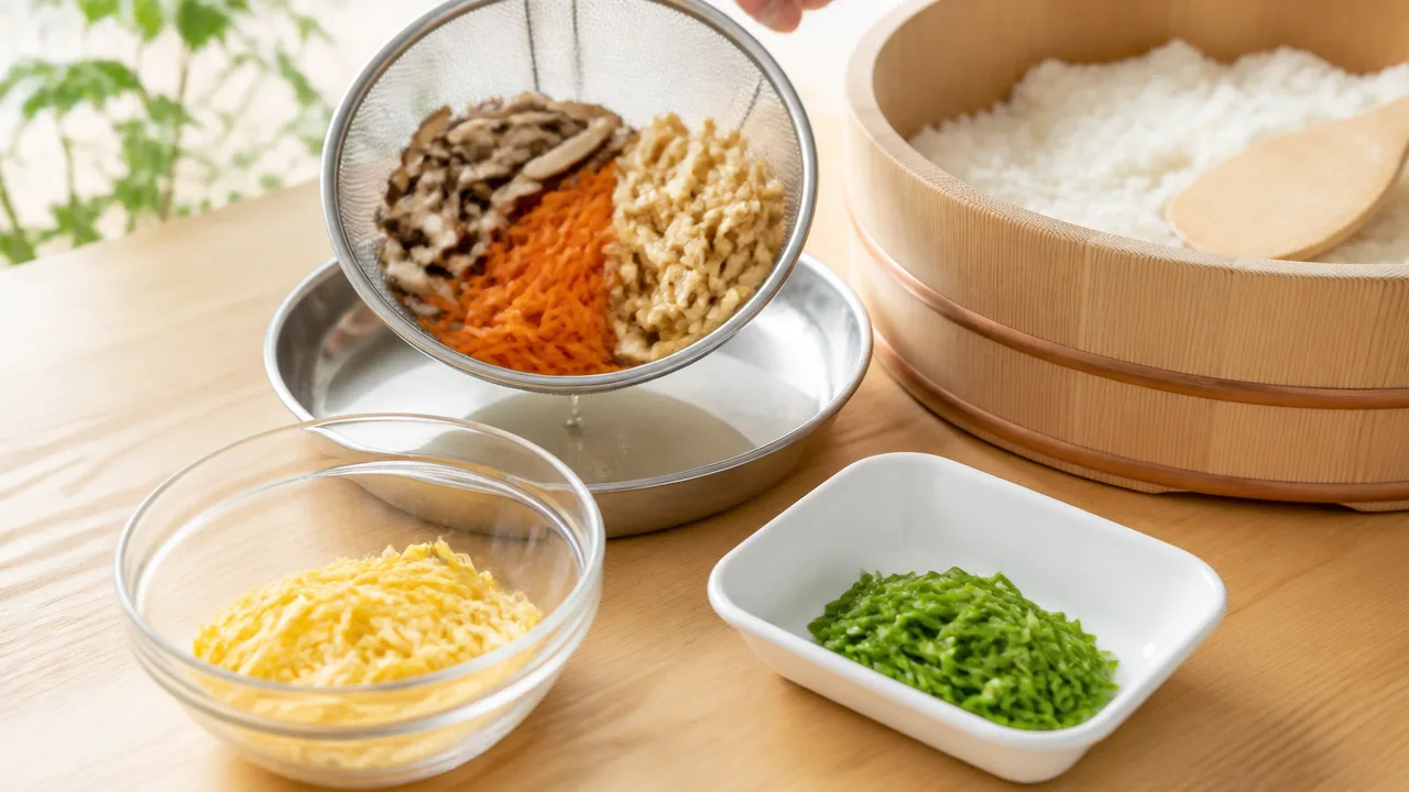 ちらし寿司はいつ作る?具はいつ入れるか手順とタイミングを解説