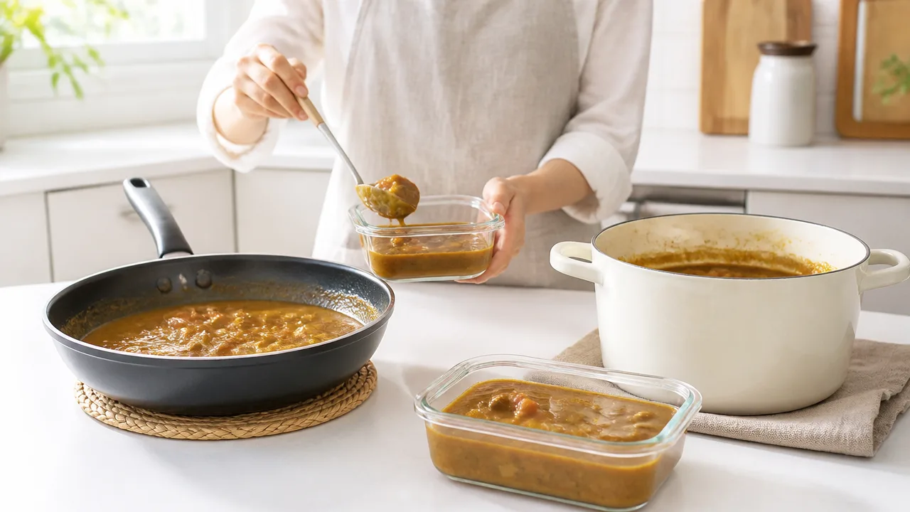 カレーはフライパンと鍋どっちで作る？違いと選び方をやさしく解説