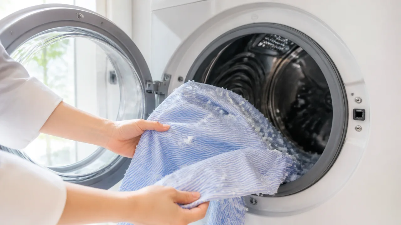 洗濯物がティッシュまみれに！きれいな取り方と洗い直すコツ