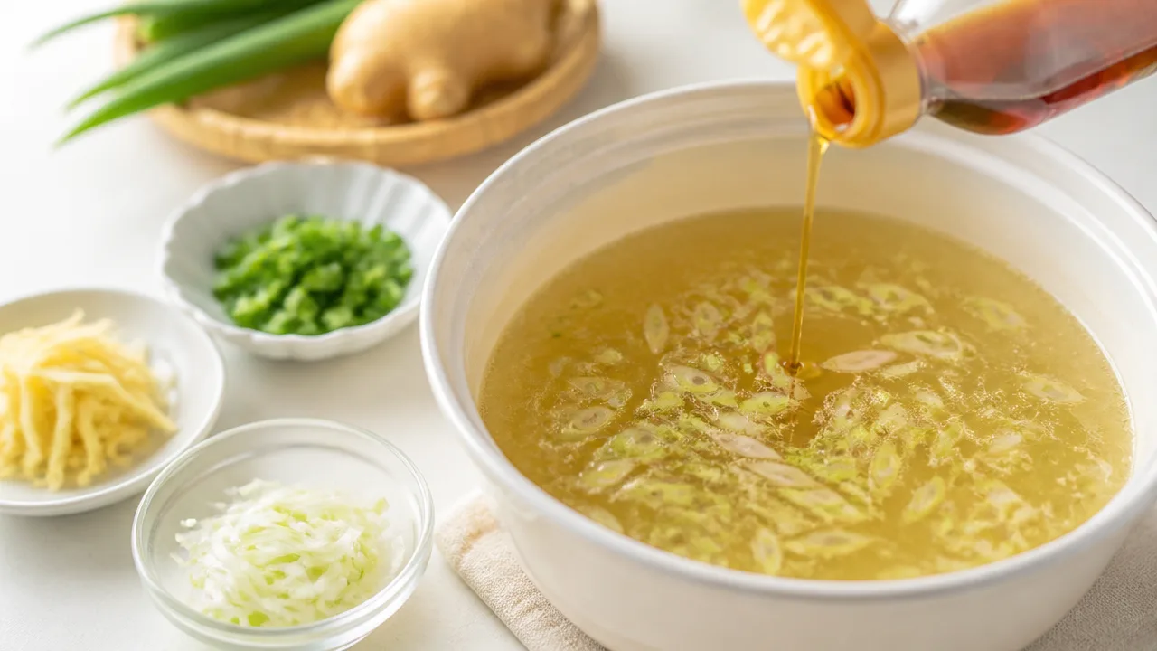鶏ガラスープの素は白だしで代用できる？分量の目安と味を整えるコツ