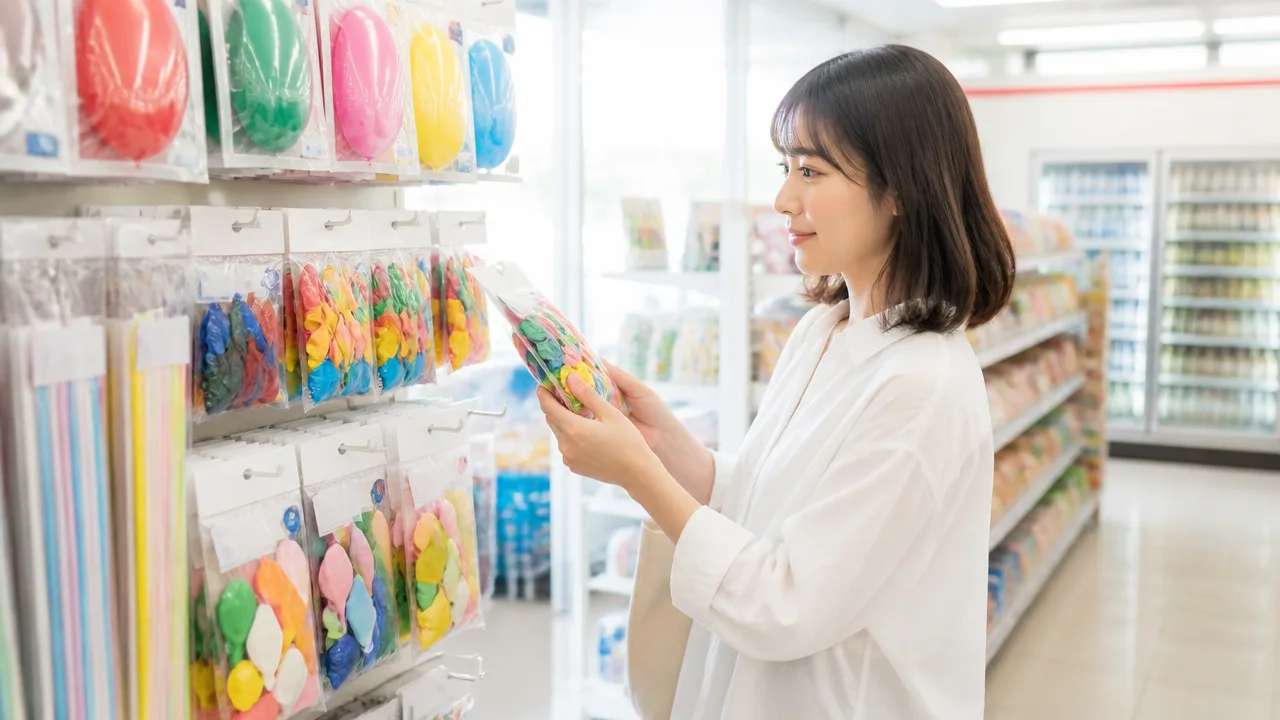 風船はコンビニで買える？取扱店や売り場をわかりやすく紹介