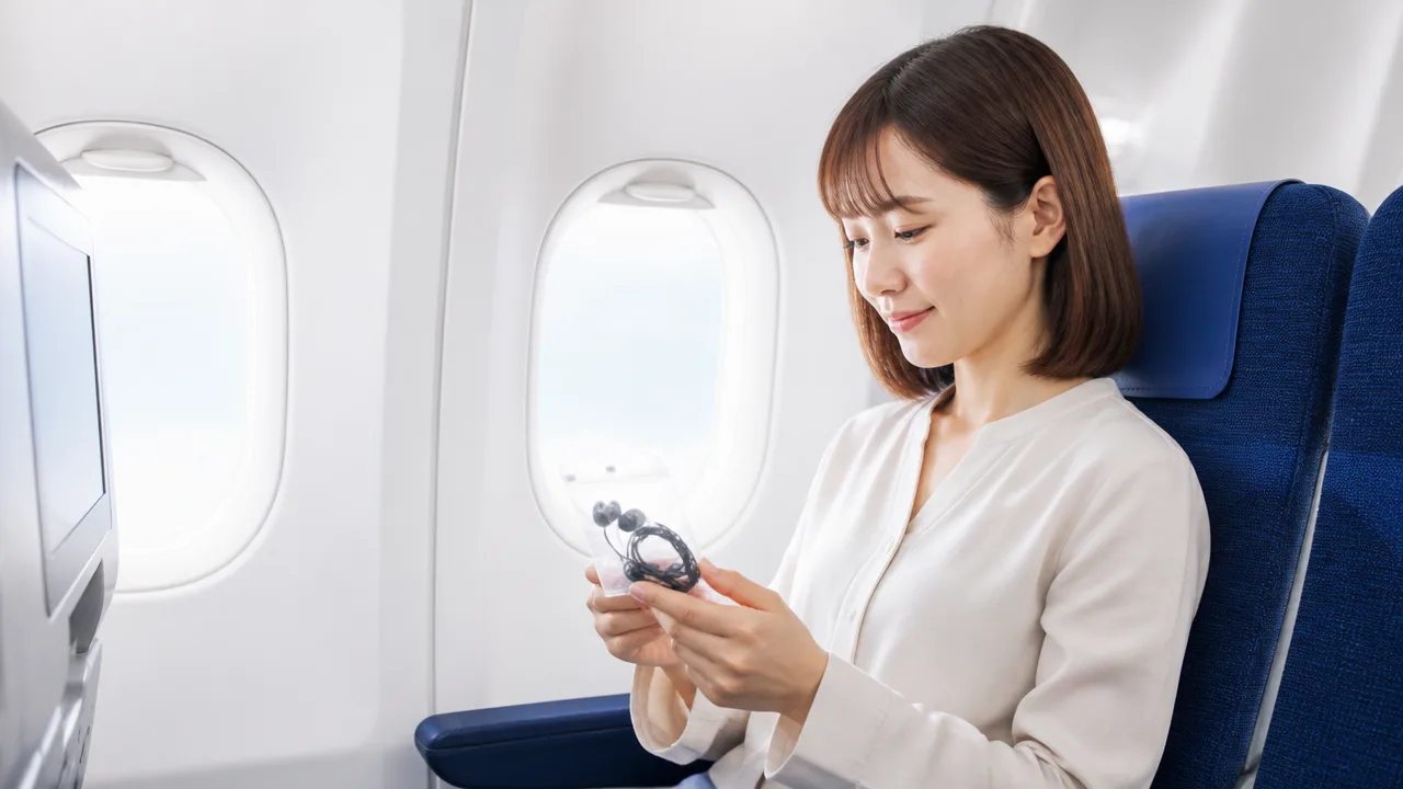 飛行機でイヤホンはもらえる?航空会社別の対応と注意点