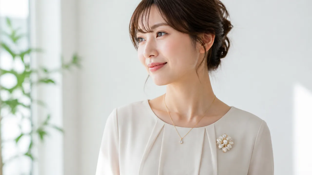 ブローチとネックレス両方つけるのは変?おしゃれに見せるコツ