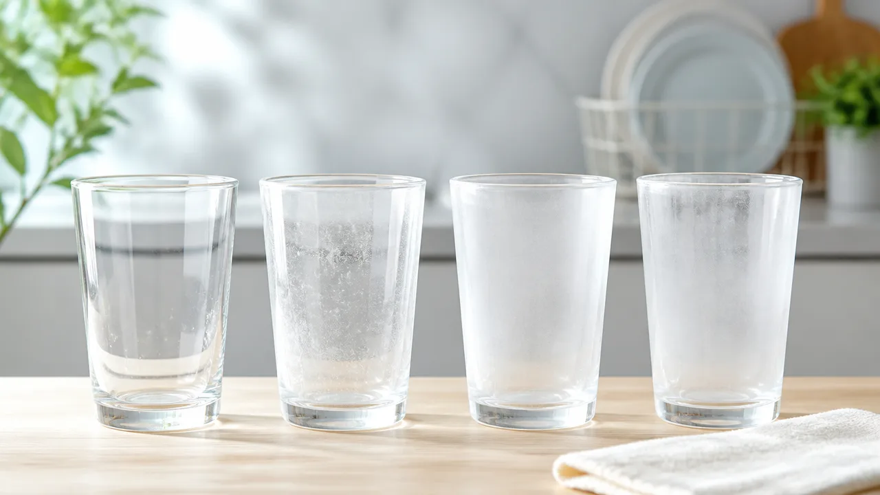 食洗機でコップが白くなる原因は?曇りを防ぐ洗い方と対処法